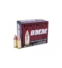 Fort Scott 9mm TUI 80 Gr 20 RD Ammo Box Solid Copper Spun