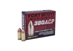Fort Scott 380 ACP TUI 95 Gr Ammo 20 RD Box