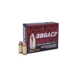 Fort Scott 380 ACP TUI 95 Gr Ammo 20 RD Box