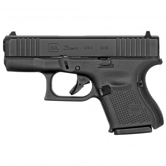 Glock 26 G26 Gen 5 FS 9mm Pistol 3.43" 10 RD Front Serrations