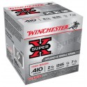 Winchester Super-X 410 Ga Ammo 2.5 No 7.5 1/2 oz Steel Game &Target 25 RD Box