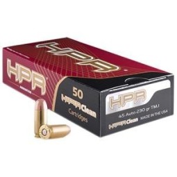 HPR HyperClean 45 ACP Ammo 230 Gr TMJ  50 Rd Box