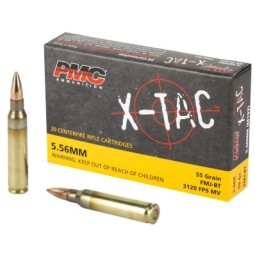 PMC X-Tac 5.56 NATO Ammo 55Gr FMJ-BT 1000 Rd Case