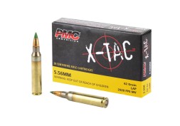PMC X-Tac 5.56 NATO Ammo 55Gr FMJ-BT 20 Rd Box