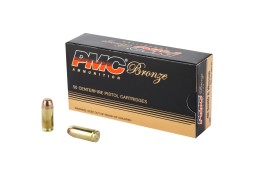 PMC, Bronze, 40S&W, 180 Grain, Full Metal Jacket, 50 Round Box
