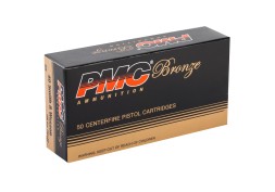 PMC, Bronze, 40S&W, 180 Grain, Full Metal Jacket, 50 Round Box