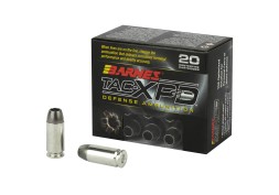 Barnes, TAC-XPD, 40S&W, 140 Grain, TAC-XP, Hollow Point, Lead Free, 20 Round Box, California Certified Nonlead Ammunition