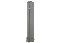 Glock, OEM Magazine, 9MM, 33Rd, Fits GLOCK 17/34, Cardboard Style Packaging, Black Finish