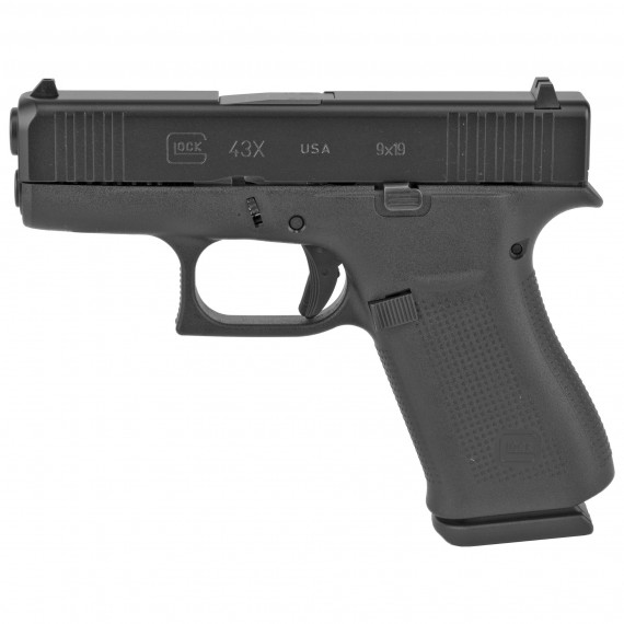 Glock, 43X, Semi-automatic Pistol, Striker Fired, Sub-Compact, 9MM