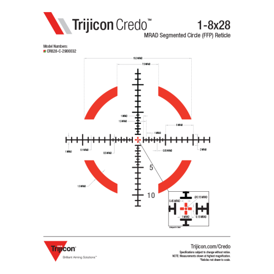 Trijicon Credo® 1-8x28