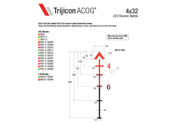 Trijicon ACOG® 4x32 BAC Riflescope - .223 / 5.56 BDC