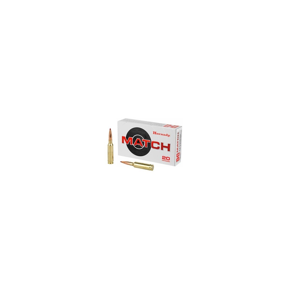 Hornady, Match, 6.5 CREEDMOOR, 147 Grain, ELD Match, 20 Round Box