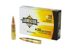 Armscor 300blk 147gr FMJ 20rds