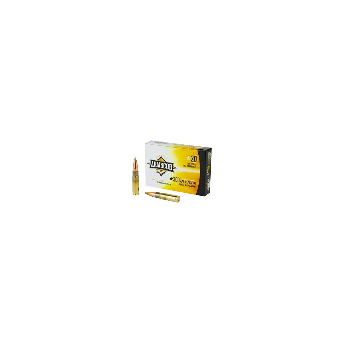 Armscor 300blk 147gr FMJ 20rds