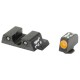 Trijicon, HD Night Sight, Fits Glock 42, 43, 43X, and 48, Excludes MOS Models, Orange Outline