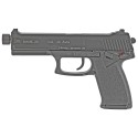 Heckler & Koch, Mark 23, V1, Double Action/Single Action, Semi-automatic, Polymer Frame Pistol, Full Size, 45 ACP