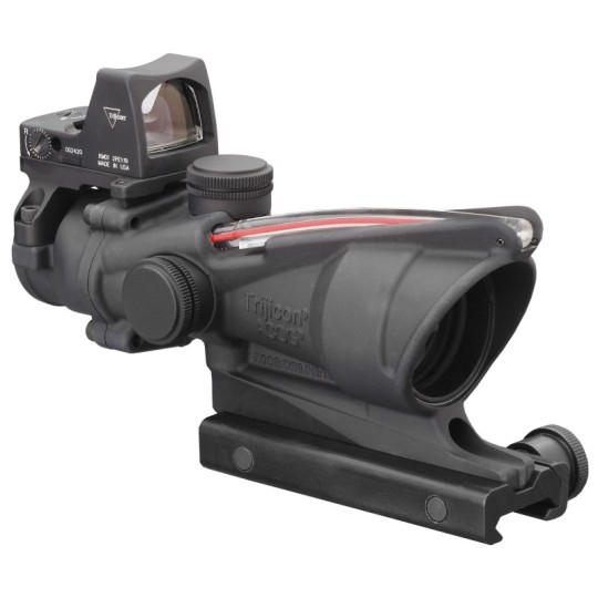 Trijicon, ACOG Scope, Dual Illuminated Red Chevron .223 Reticle