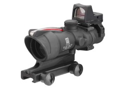 Trijicon, ACOG Scope, Dual Illuminated Red Chevron .223 Reticle