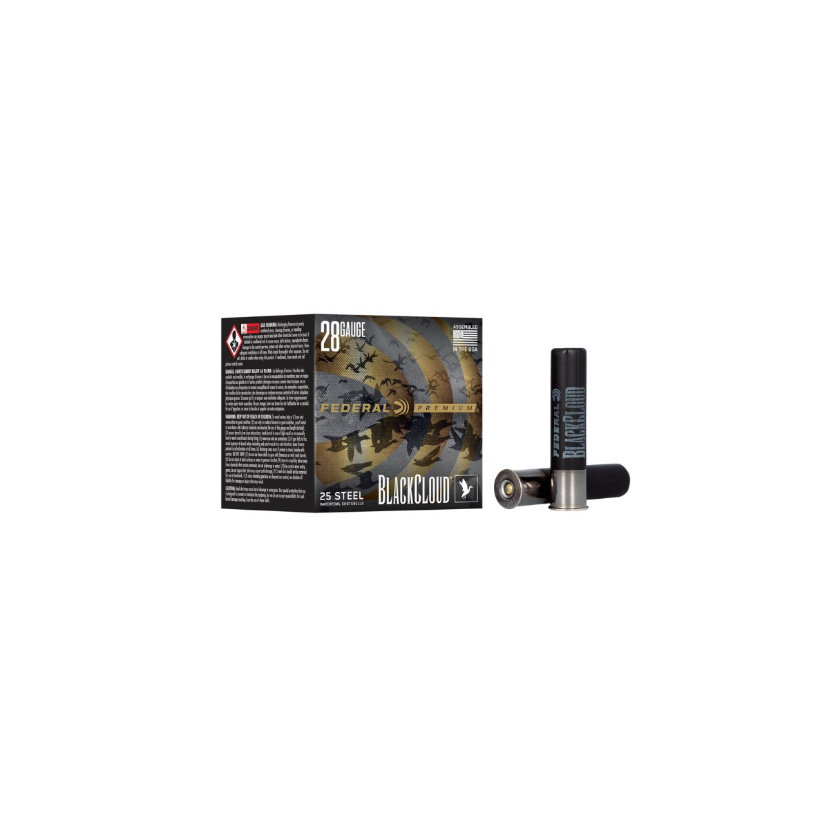 Federal Black Cloud FS Steel, 28 Gauge, 4 Shot, 3 in, 3/4 oz, 1400 fps