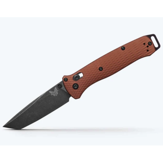 Benchmade 537BK-07 Bailout Burnt Copper Aluminum - DLC Battlewash MagnaCut Tanto Blade
