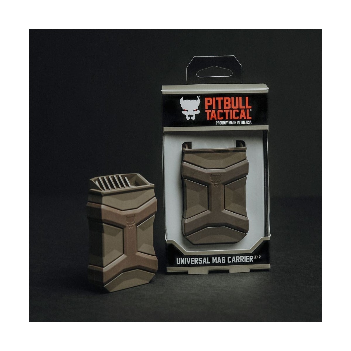 Pitbull Tactical Universal Mag Carrier FDE