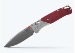 Benchmade Bugout® | Grey/Redstone Aluminum & Richlite