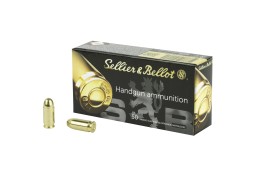 9 mm BROWNING COURT / 380 AUTO – FMJ 92 GRS SB380A – Sellier & Bellot