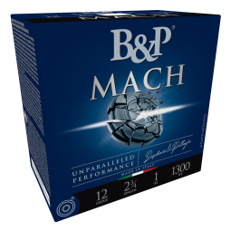 B&P Mach High Velocity 12 Ga Ammo 2-3/4 #7-1/2 Lead Shot 1oz Box of 25