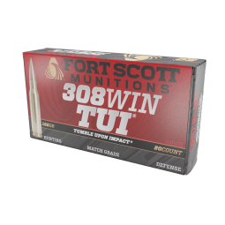 308 Win SCS® TUI® - 168Gr Solid Copper Ammo — Fort Scott Munitions