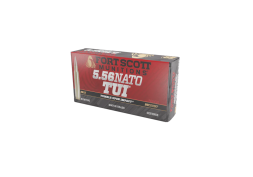 5.56 NATO SCS® TUI® - 55Gr Solid Copper Ammo — Fort Scott Munitions