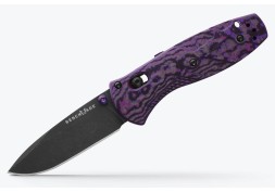 Benchmade 585BK-251 Gold Class Mini Barrage - Purple Haze Fat Carbon Fiber