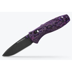Benchmade 585BK-251 Gold Class Mini Barrage - Purple Haze Fat Carbon Fiber