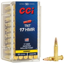 CCI TNT .17 HMR 17 Grain Rimfire Ammo