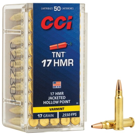 CCI TNT .17 HMR 17 Grain Rimfire Ammo