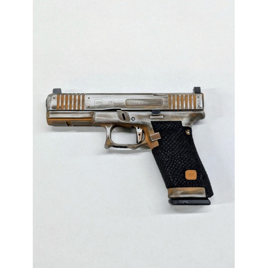 Circle H Gunworks Glock 21 Mad Max Edition chambered in 45acp available at Silencer Supply Store